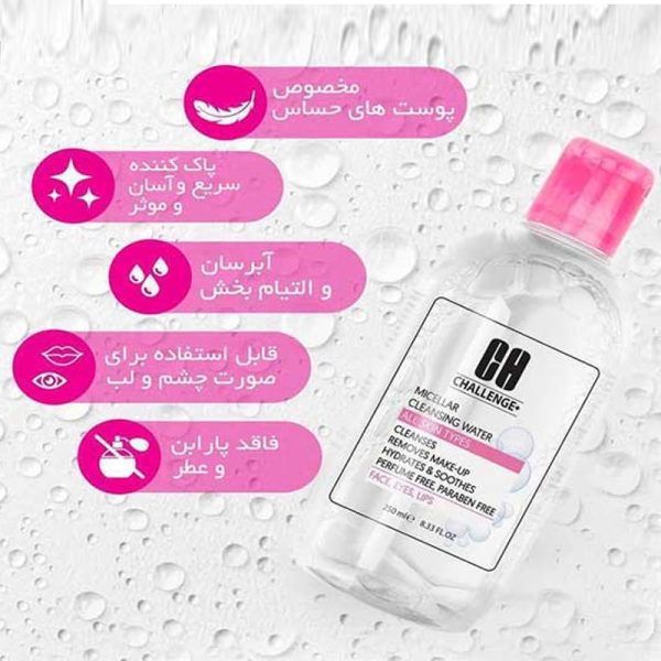 Challenge Micellar Cleansing Water For All Skin Types 2