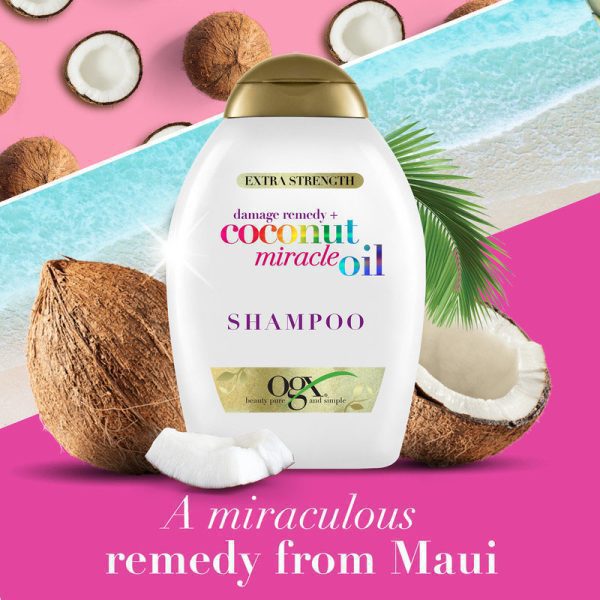 شامپو مو او جی ایکس مدل Coconut Miracle Oil حجم 385 میلی لیتر